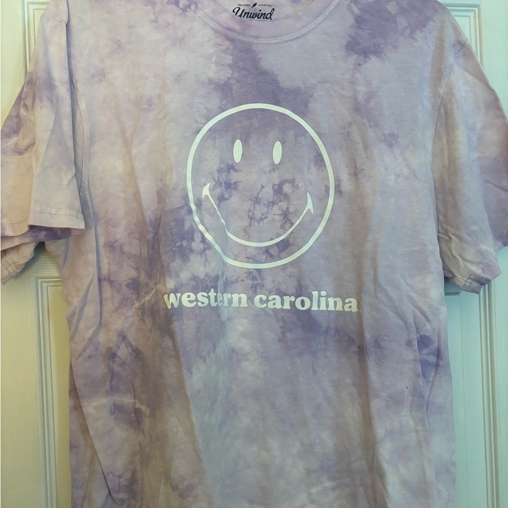 Western Carolina Purple tie dye t-shirt